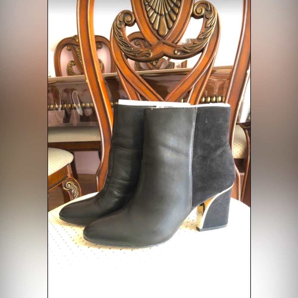 INC women black boots